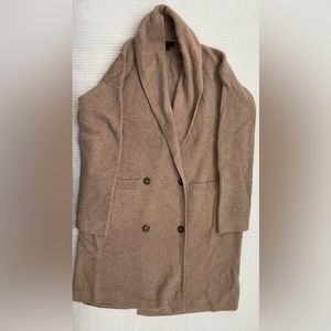 J. Crew double-breasted cardigan coat in super soft yarn